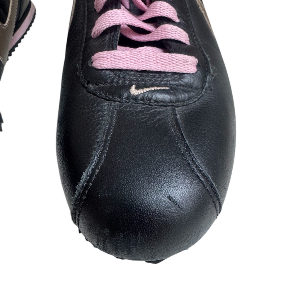 Nike Classic Cortez‎ Leather Black Pink Gold Size 7 GREAT CONDITION!!! Rare - Picture 6 of 9